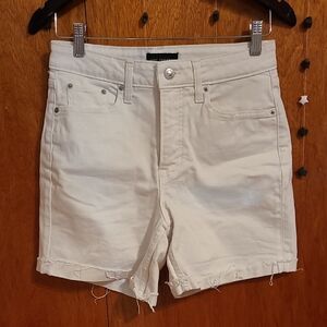 White Denim Women Shorts